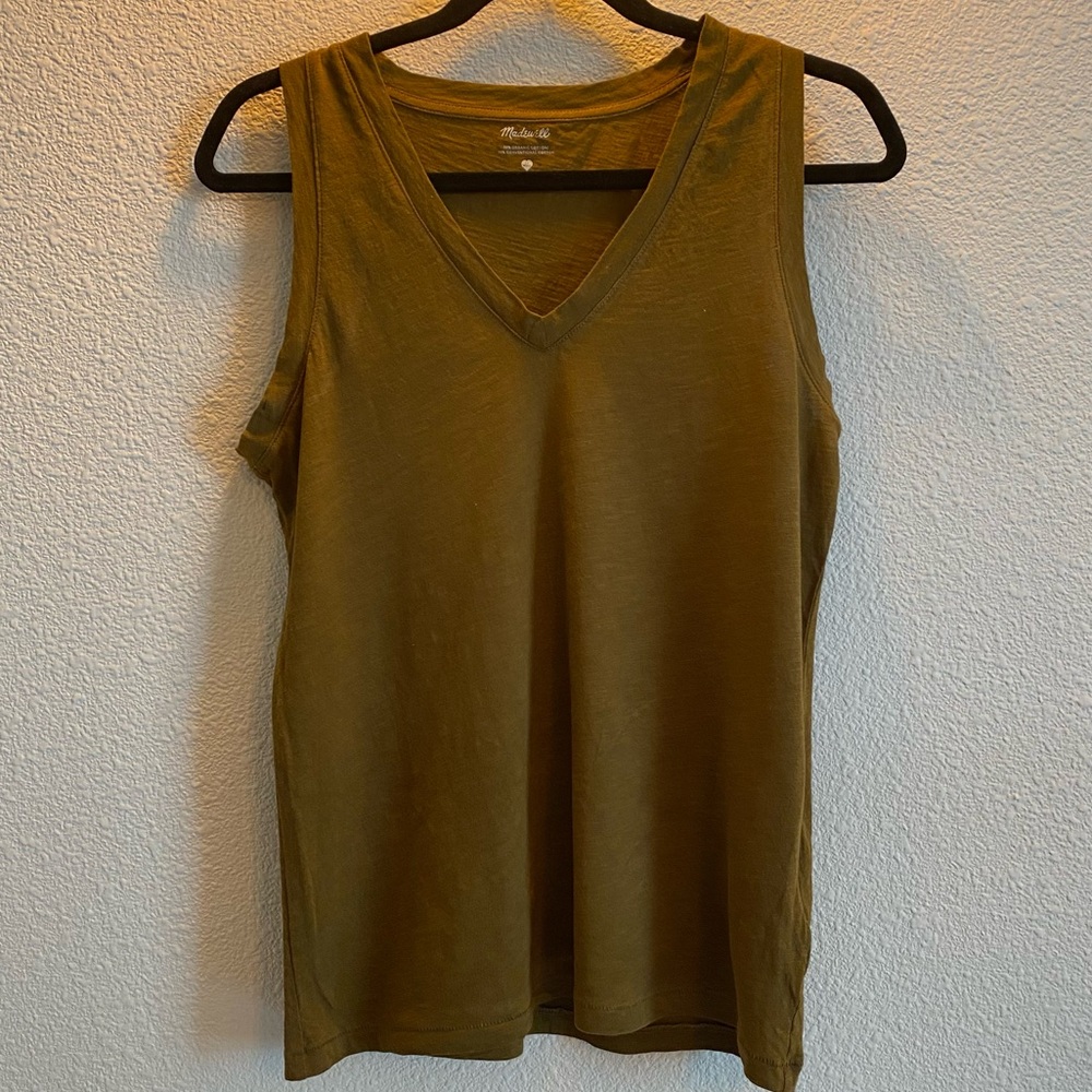 Madewell Olive Green Tank Top